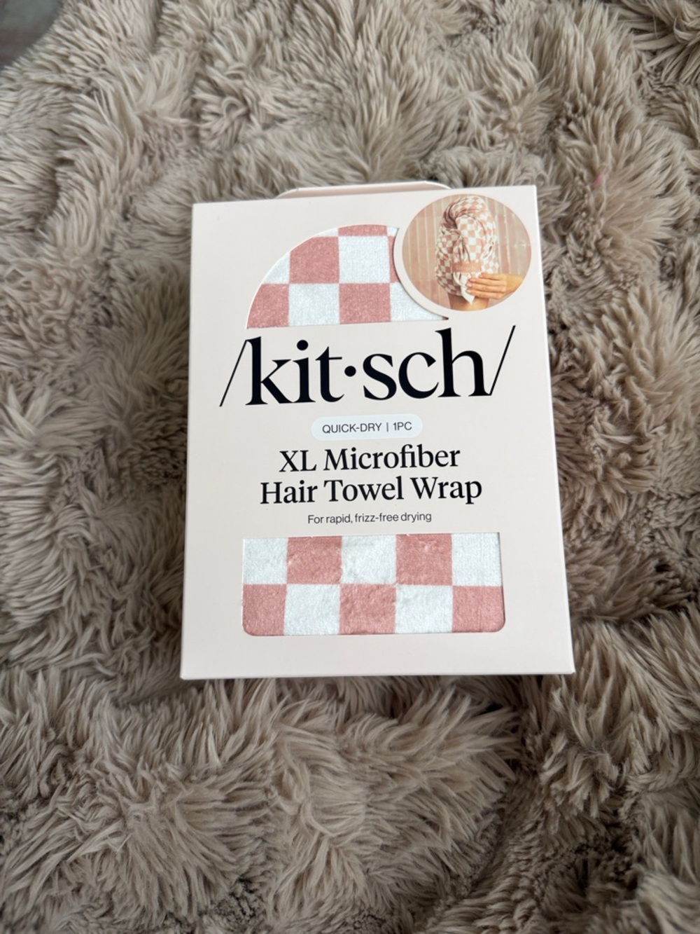 kitsch XL Microfiber Hair Towel Wrap